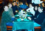 Dinner at Demos' on November 24, 2013, with Dave and Patti Wheeler, Ron Harman, and Dee-Dee and Ryan Ogrodny